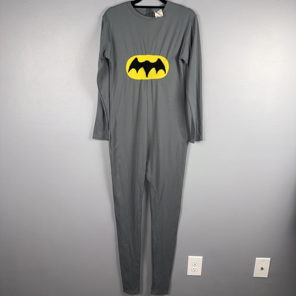 Johny Brown 1966 Adam West Batman Cosplay Costume Retro Batsuit Halloween *READ